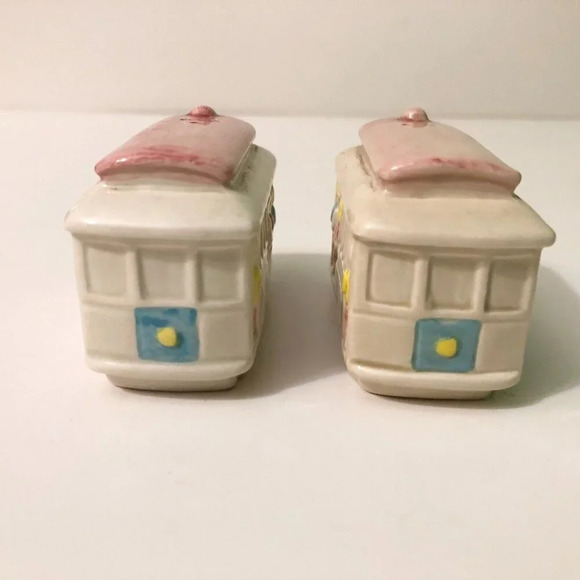 Vintage SNCO  Imports San Francisco Trolley Car Salt And Pepper Shakers - Picture 2 of 16
